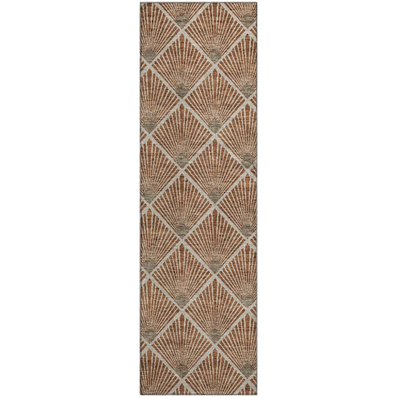 Premium Washable Super Soft Diamond Trellis Mayfield Rug