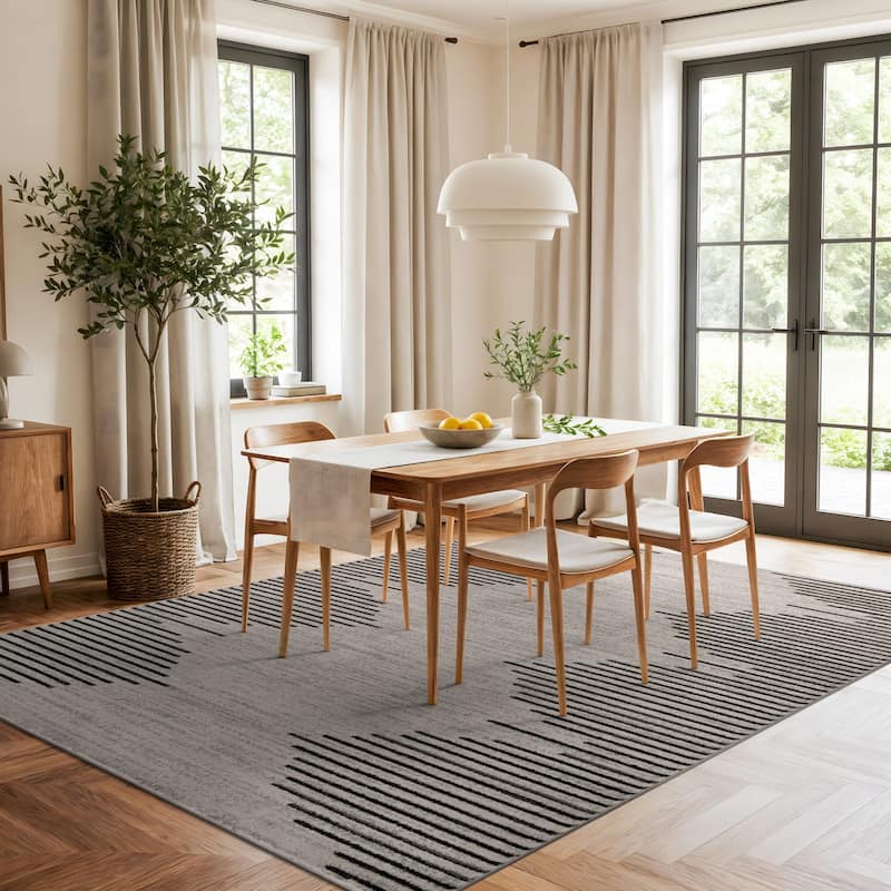 Bohemian Stripe Area Rug