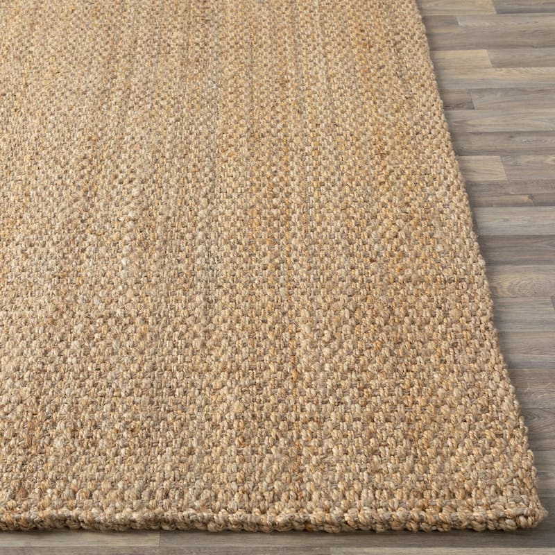 Livabliss Jute Woven Casual Solid Area Rug