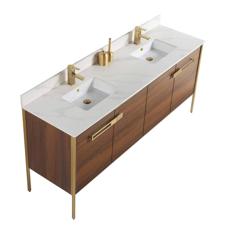 Fine Fixtures Oakville Bathroom Vanity with White Ceramic Sink