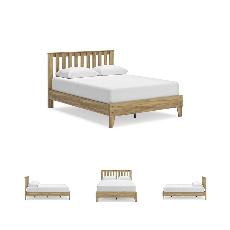 Signature Design by Ashley Bermacy Brown Platform Panel Bed