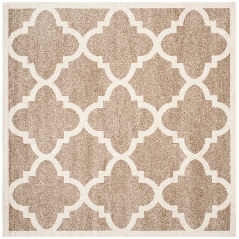 SAFAVIEH Amherst Elvana Modern Rug - 7' Square - Wheat/Beige
