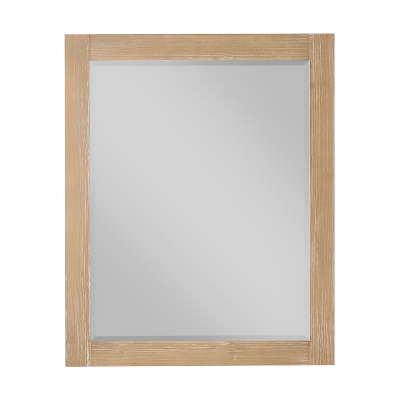 Altair Ivy Rectangular Bathroom Wood Framed Wall Mirror
