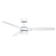 preview thumbnail 1 of 6, Fanimation Amped 52 inch Indoor Ceiling Fan with LED Light Kit and Remote - Matte White