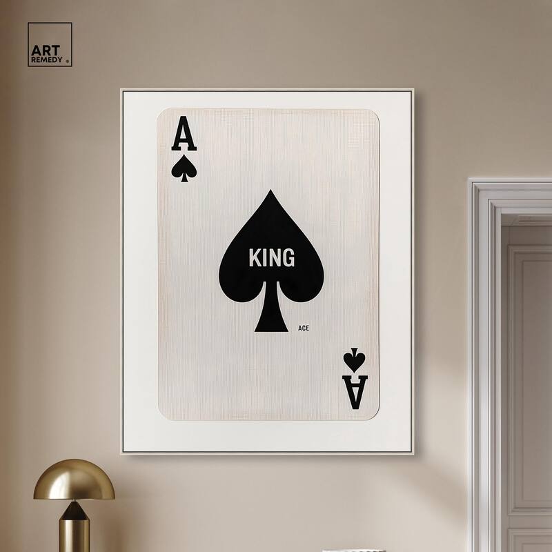 King of Spades Canvas by Art Remedy