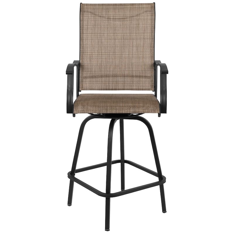 30" All-Weather Patio Swivel Outdoor Stools, Set of 2 - Garden Chair