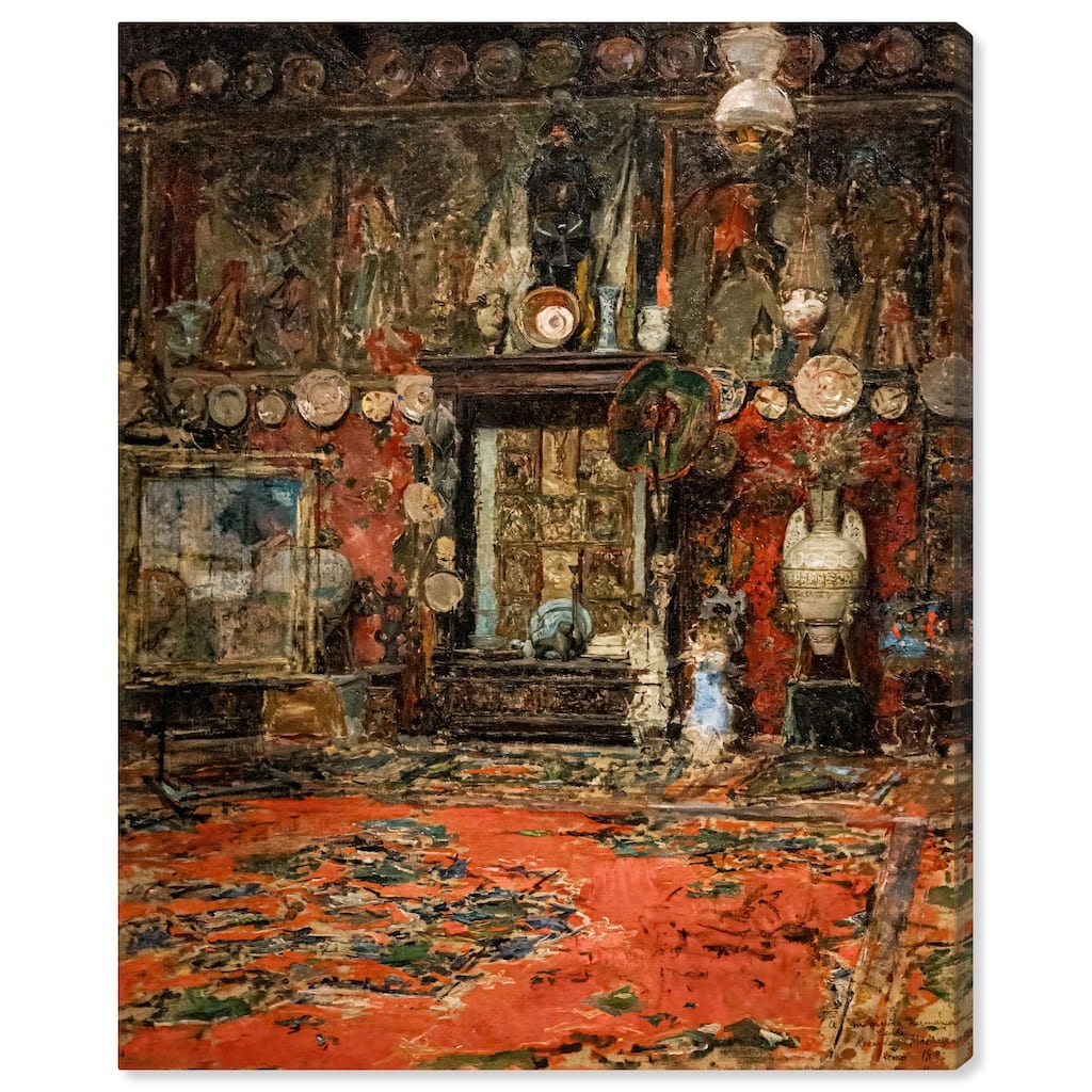 Workshop in Rome Canvas by Art Remedy, Gallery Wrapped