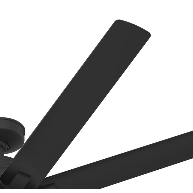 Hunter 72" Overton Outdoor Ceiling Fan w/Light Kit, Wall Control - Windmill - Transitional, Modern - DAMP RATED, ENERGY STAR!