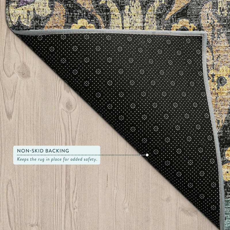 Machine Washable Indoor/ Outdoor Global Alix Chantille Rug