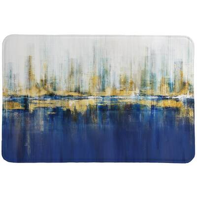 Laural Home Golden Horizon Memory Foam Rug 21x34