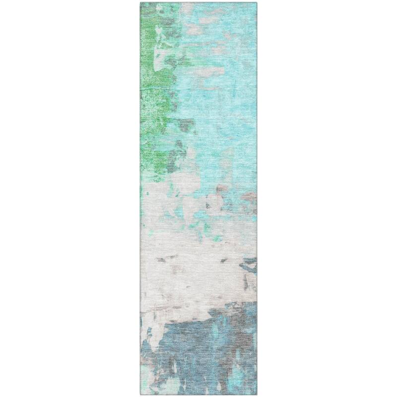 Premium Washable Super Soft Abstract Watercolor Mayfield Rug