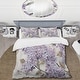 preview thumbnail 2 of 4, Designart - Beautiful Lilac Dreamscape I - Lilacs Bedding Cover Set - Traditional Bed Sets With Shams