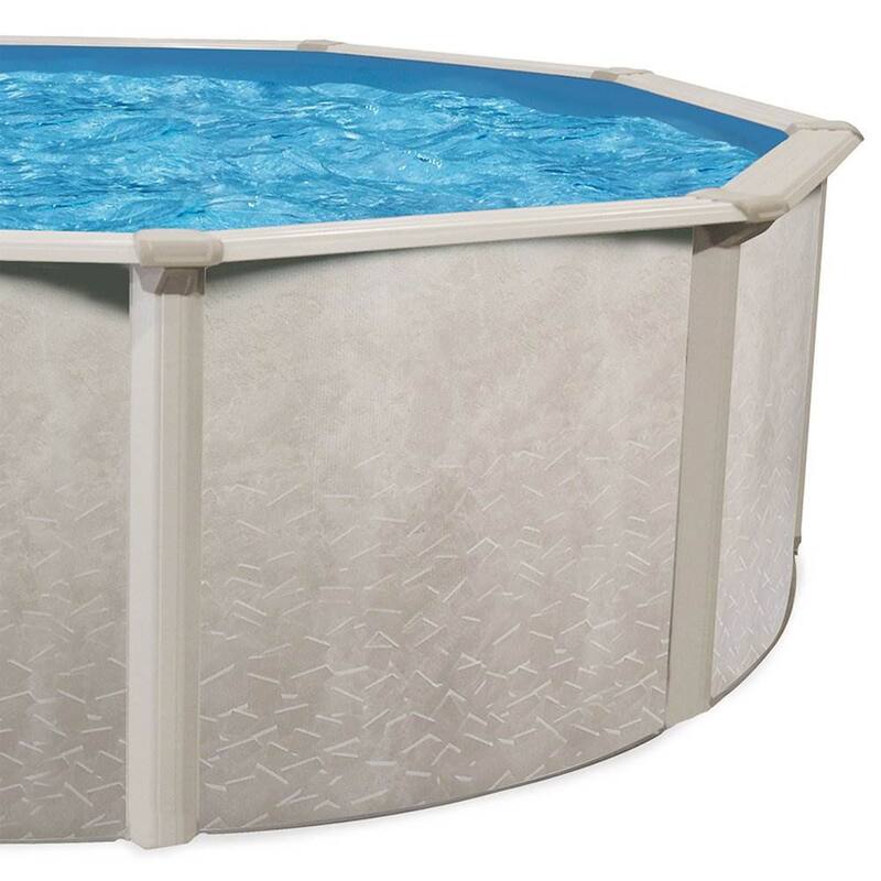 Aquarian Phoenix 21' x 52" Round Steel Frame Above Ground Outdoor Swimming Pool - 306
