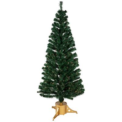 6' Medium Color Changing Artificial Christmas Tree Multicolor Lights - 6 Foot