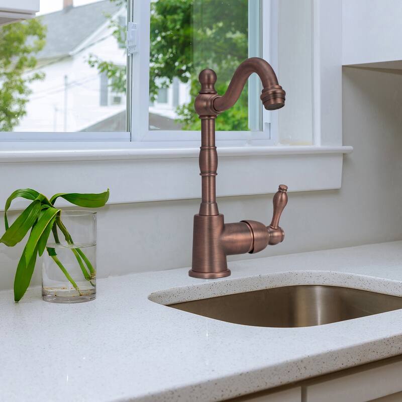 One-Handle Widespread Kitchen Bar Faucet