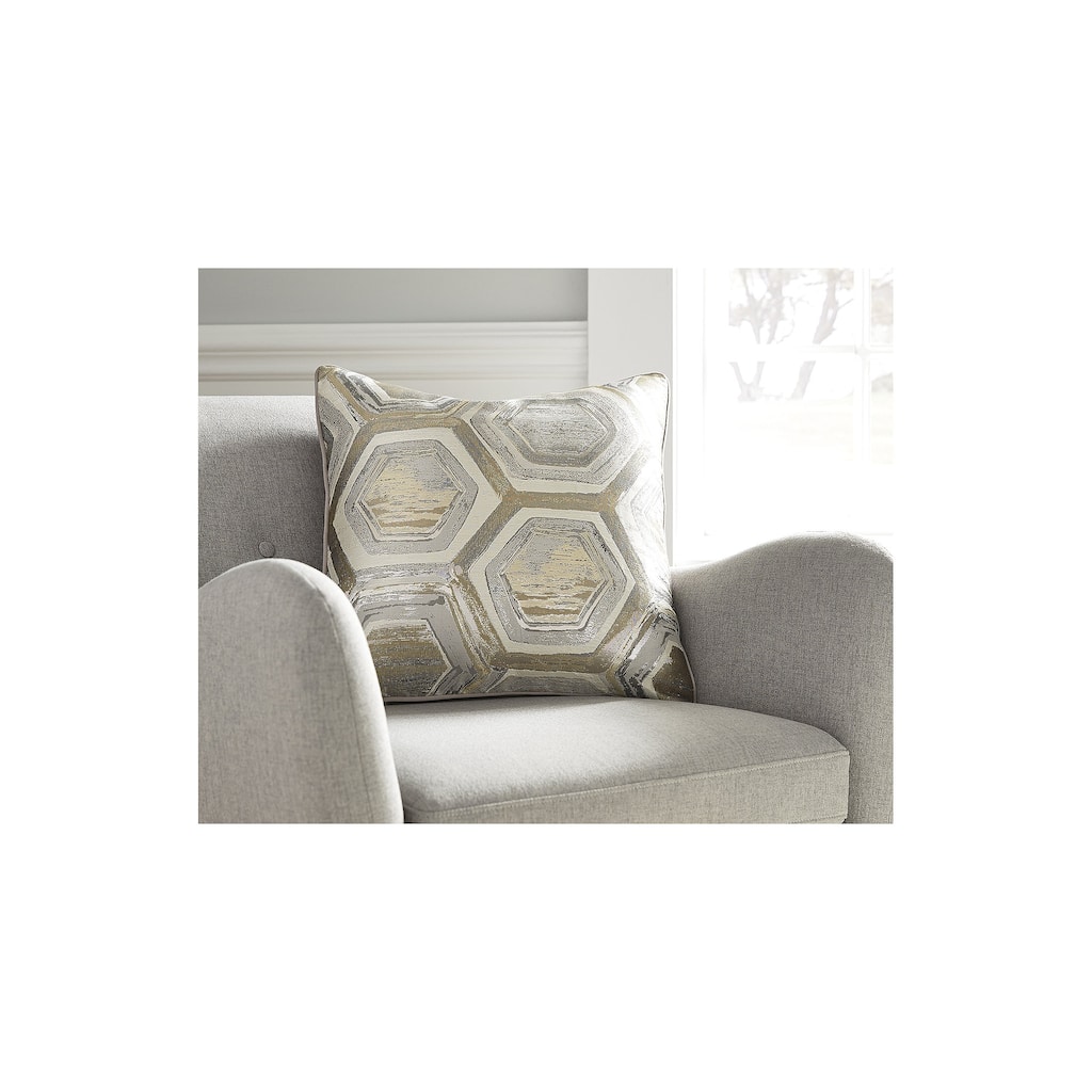 Signature Design by Ashley Meiling Gray/White Pillow (Set of 4)