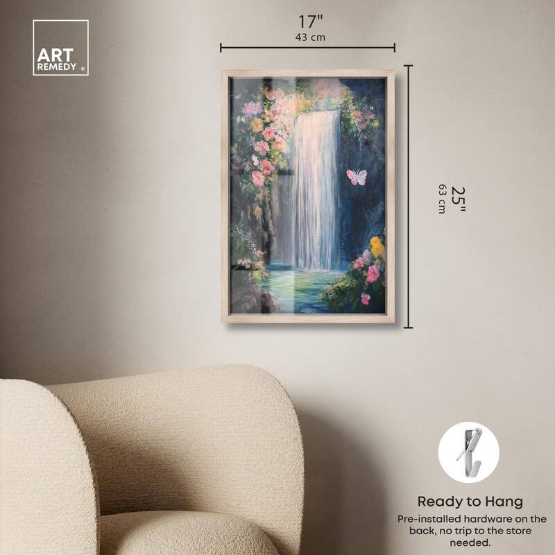 Hidden Falls I Shadowbox by Art Remedy
