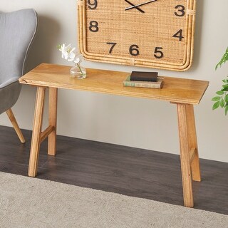 Brown Mango Wood Handmade Traditional Bench