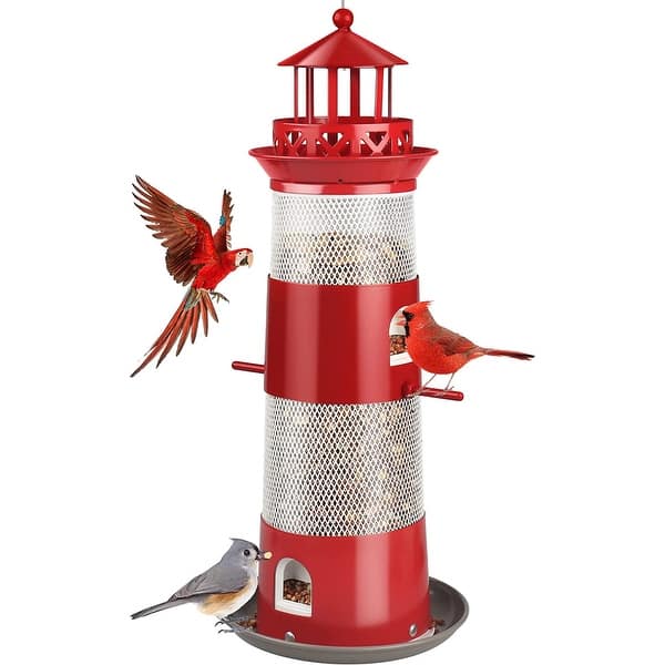 Outdoor Metal Birds Feeders, Hanging Bird Seed Feeder Bed Bath & Beyond 37954706