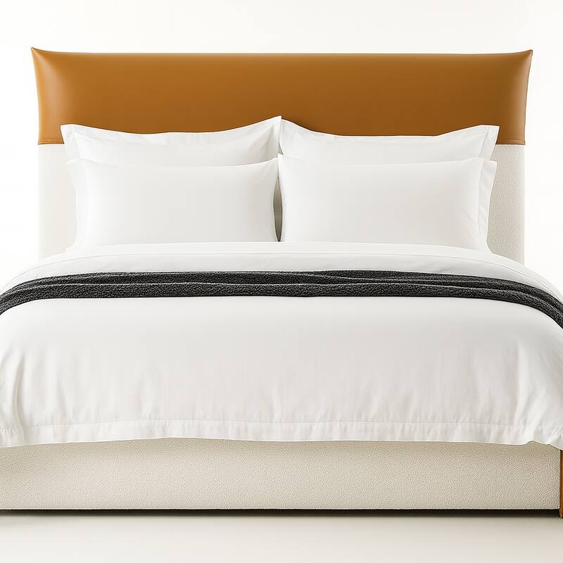 Brea Upholstered Queen Bed in Contrasting Colored Upholstery