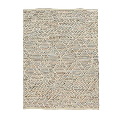5x7 Hand Woven Outdoor Rug, Multicolor by National Tree Company - 7 ft