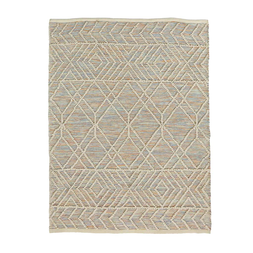 5x7 Hand Woven Outdoor Rug, Multicolor by National Tree Company - 7 ft