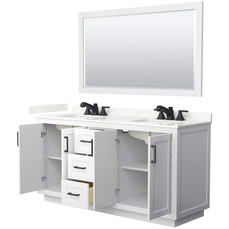 Wyndham Collection WCF292966D-QTZ-US3M58 Miranda 66" Free Standing