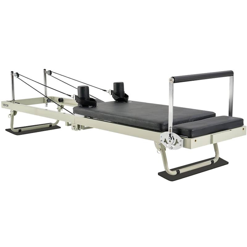 Foldable Pilates Reformer Machine for Home Gym Full Body Workout Equipment with Jump Board - 54x24x12 inch