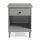 preview thumbnail 28 of 30, Walker Edison Bullrushes 1-drawer Solid Wood Nightstand