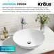 preview thumbnail 6 of 97, KRAUS Indy Single Handle Vessel Bathroom Faucet with Pop Up Drain