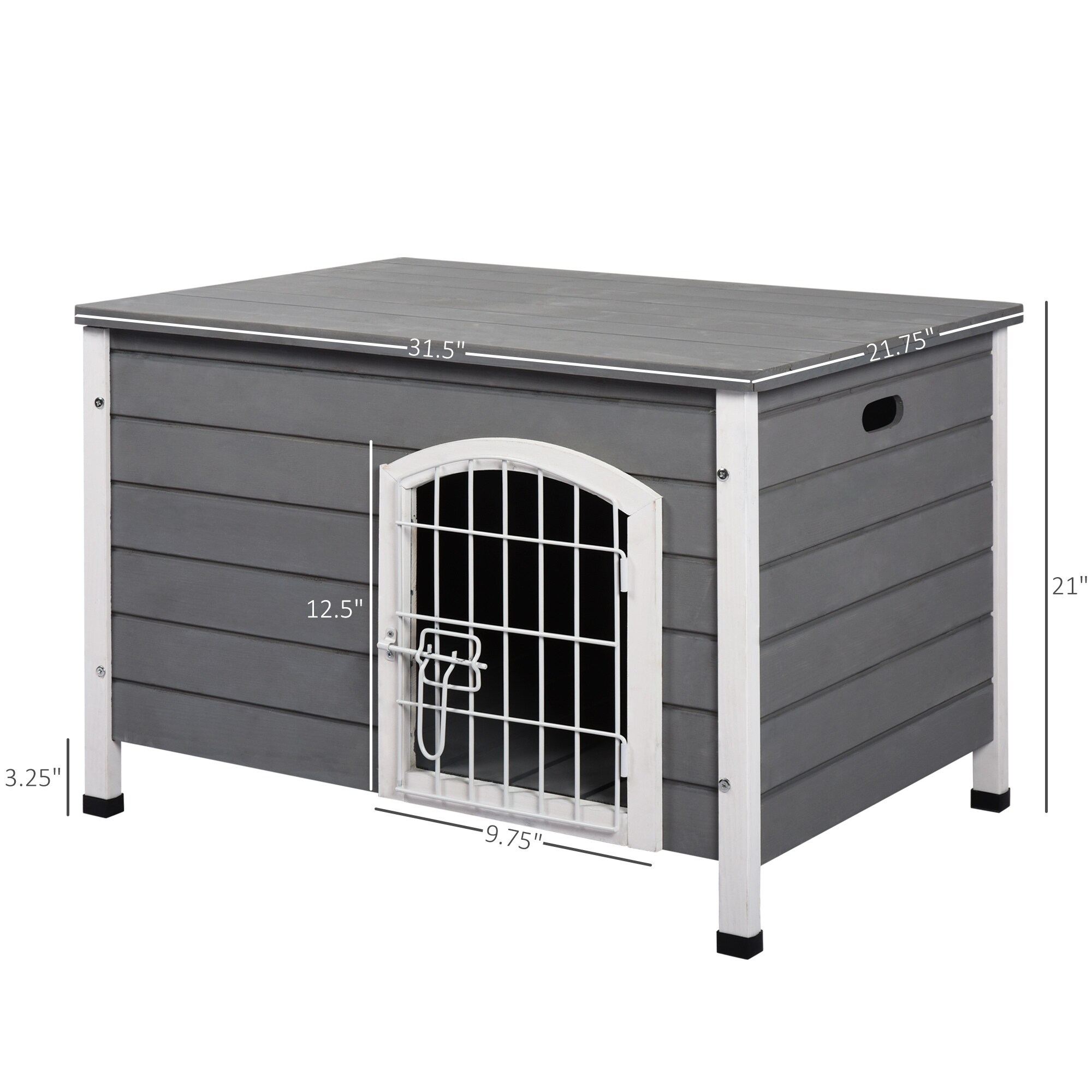 Dog house with door lock 2025
