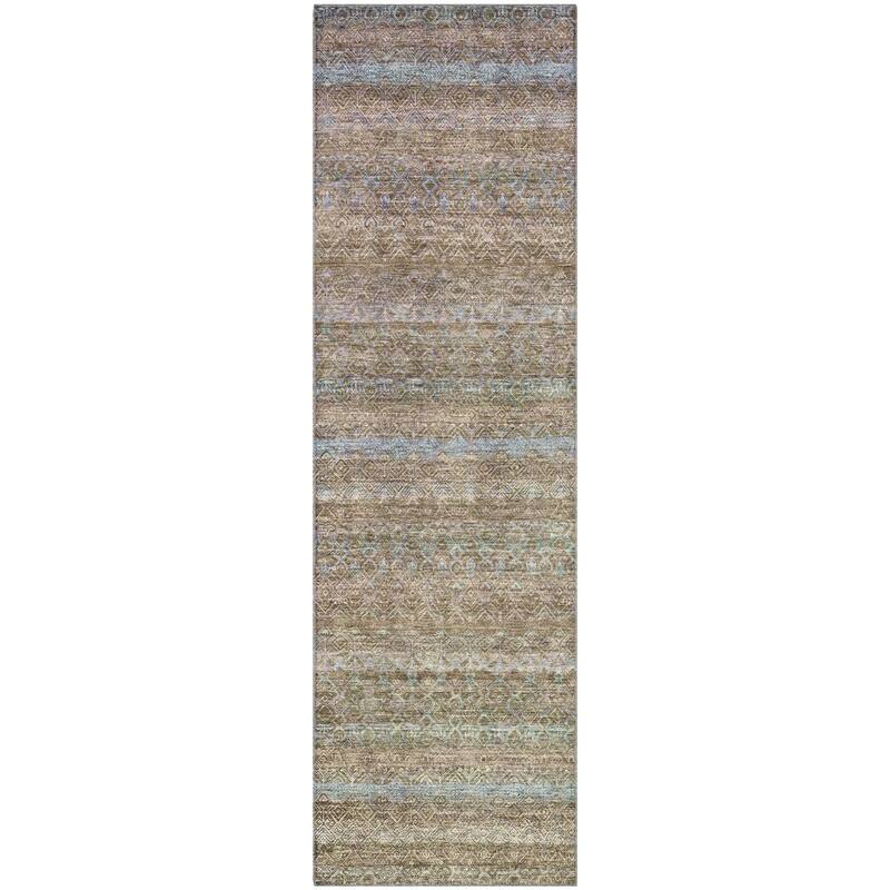Premium Washable Super Soft Boho Stripes Mayfield Rug