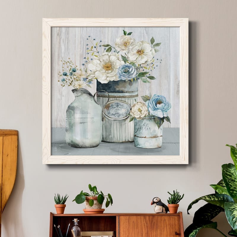 French Garden Flowers II-Premium Framed Canvas - Ready to Hang