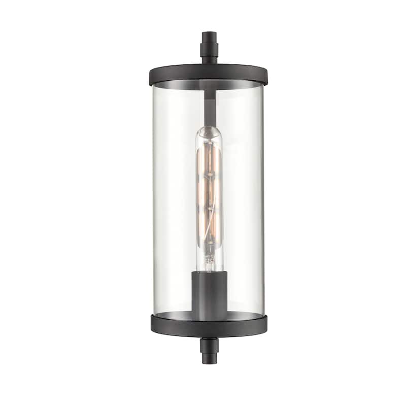 Millennium Lighting Beckham 1 Light Outdoor Wall Sconce in Textured Black