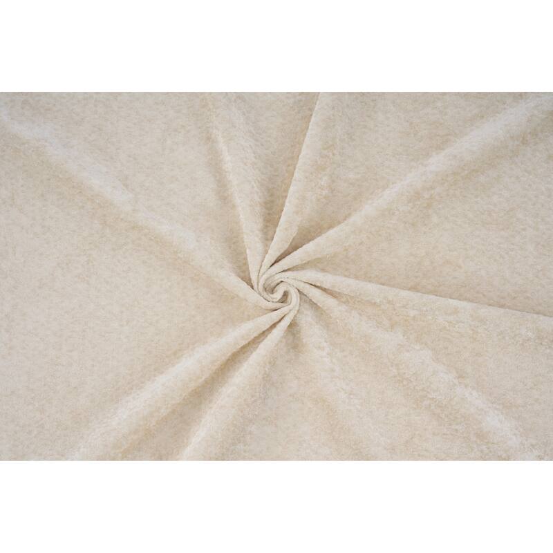 Chenille Single Sofa Chair Chaise Lounge with Phone Holder, Upholstered Recliner Sleeper Sofa Bed for Living Room