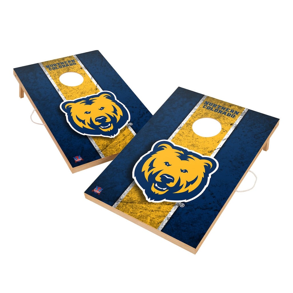 Vintage Northern Colorado Bears Regulation 2x4 Cornhole Set
