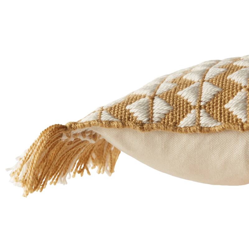 Cerulean Geometric Indoor/ Outdoor Lumbar Pillow