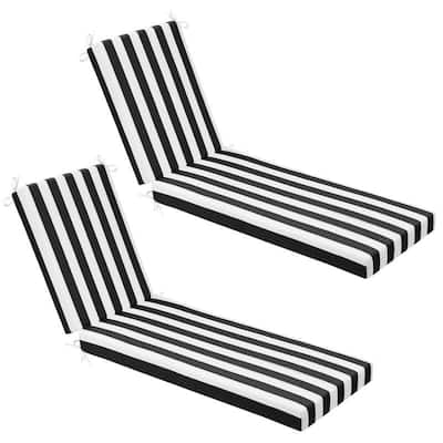 WINSOON Chaise Lounge Cushions Outdoor 72 x 21 x 3 Inch