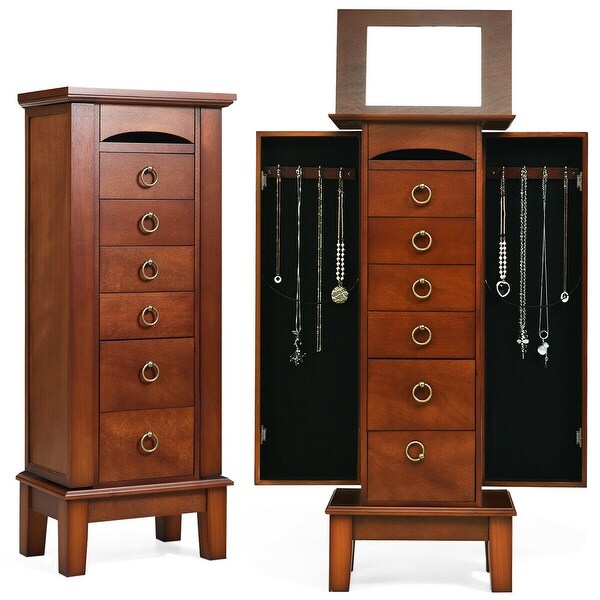 Top Product Reviews For Premium Cheval Mirror Jewelry Armoire