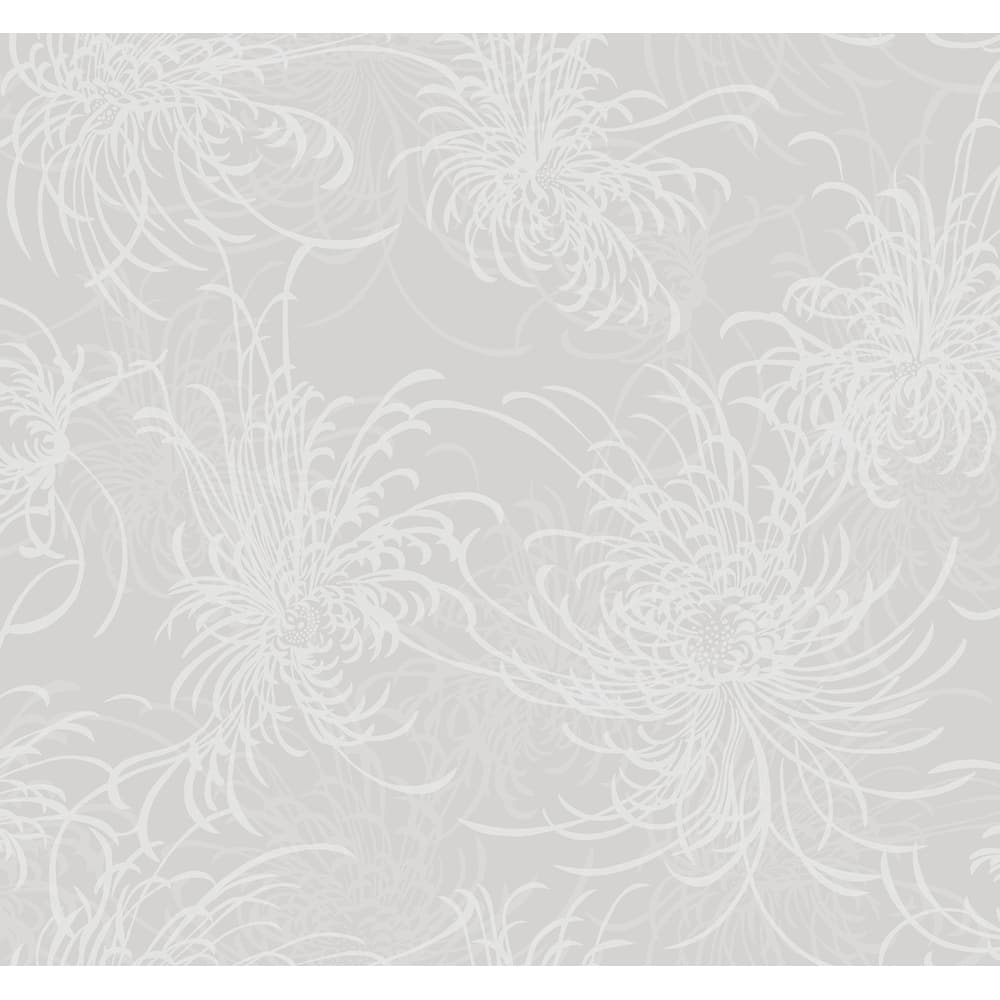 Seabrook Designs Noell Floral Unpasted Wallpaper
