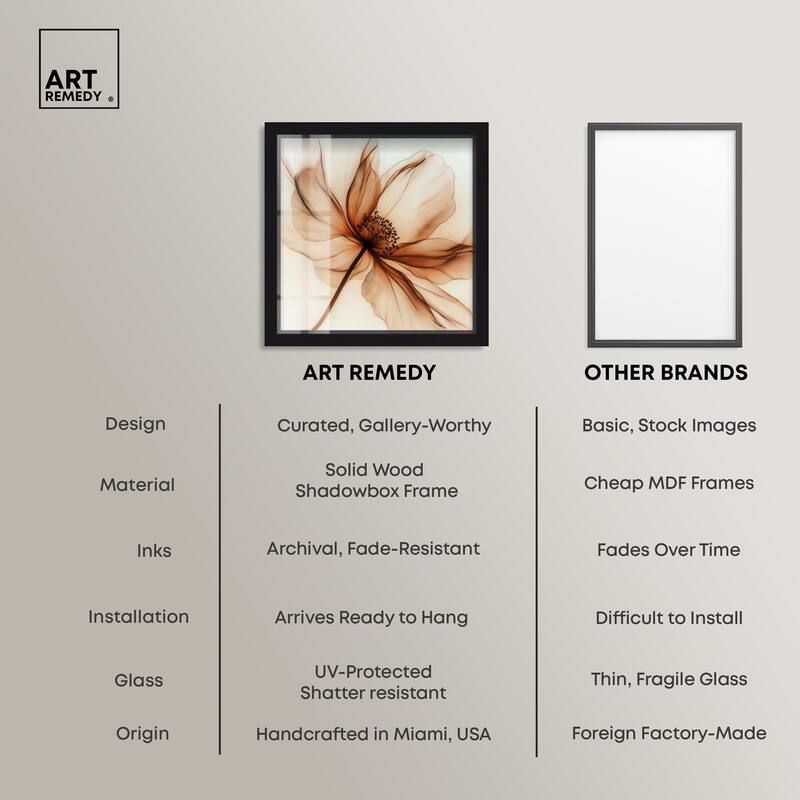 Fragile Elegance I Shadowbox by Art Remedy