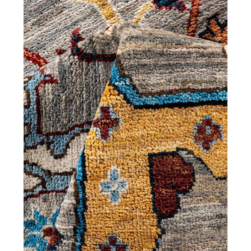 Serapi One-of-a-Kind Hand-Knotted Area Rug - Brown - 8' 10" x 11' 10"
