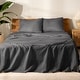 preview thumbnail 5 of 19, Bare Home Linen Sheet Set - Ultra-Soft Luxury California King - Grey