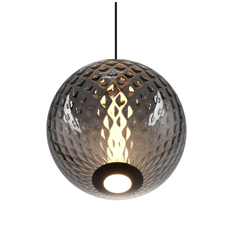 Artcraft Celeste Integrated LED Pendant 12" - Gunmetal Finish