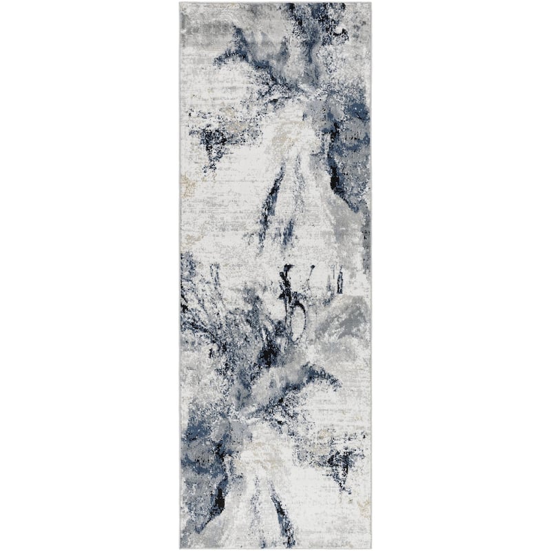 Livabliss Jolie Abstract Marble Area Rug