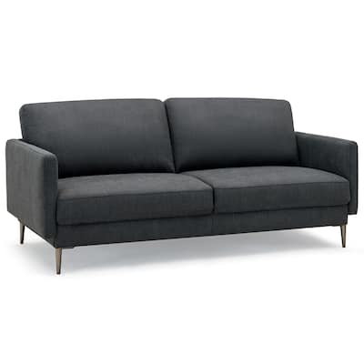 Costway 76.5'' Fabric Sofa Couch Living Room Small Apartment Furniture