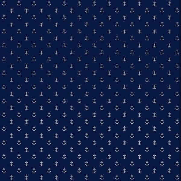 Shop York Wallcoverings Ny4963 Nautical Living Anchor Spot