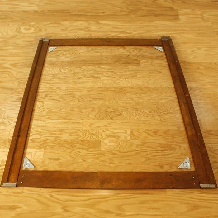 Natural Wood Platform Bed Frame for Latex or Memory Foam Mattress Bed