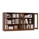 preview thumbnail 51 of 75, 100% Solid Wood Sideboard with Glass or Solid Wood Doors by Palace Imports - 64" x 35.75"