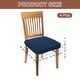 preview thumbnail 7 of 12, Chair Seat Covers, Chair Cushion Slipcovers, Waterproof Seat Protector for Dining Room, Kitchen - 4Pcs